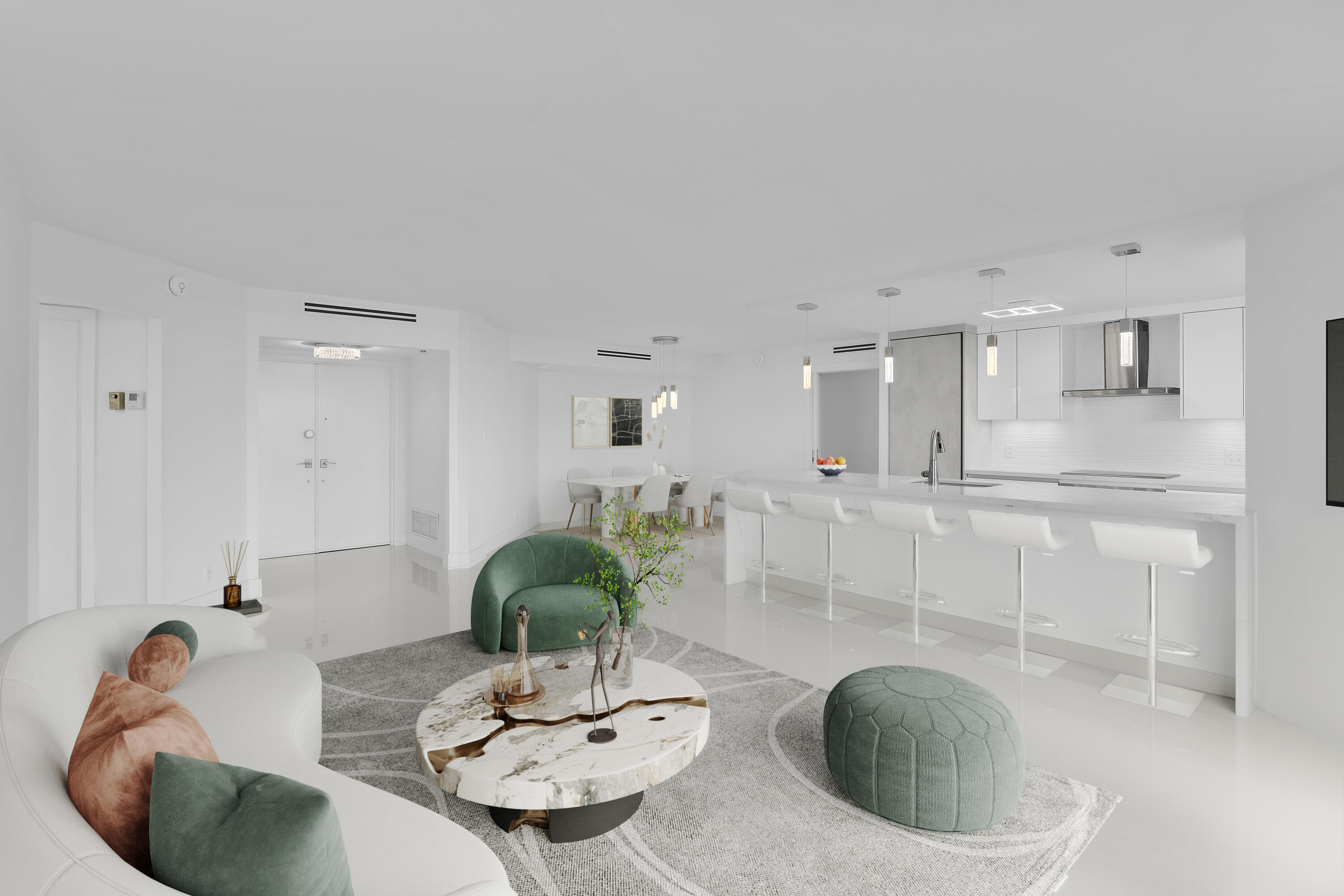 550 South Ocean Boulevard, Unit 403 Boca Raton, FL 33432 - Photo 5 of 64 Virtually staged - Living Room