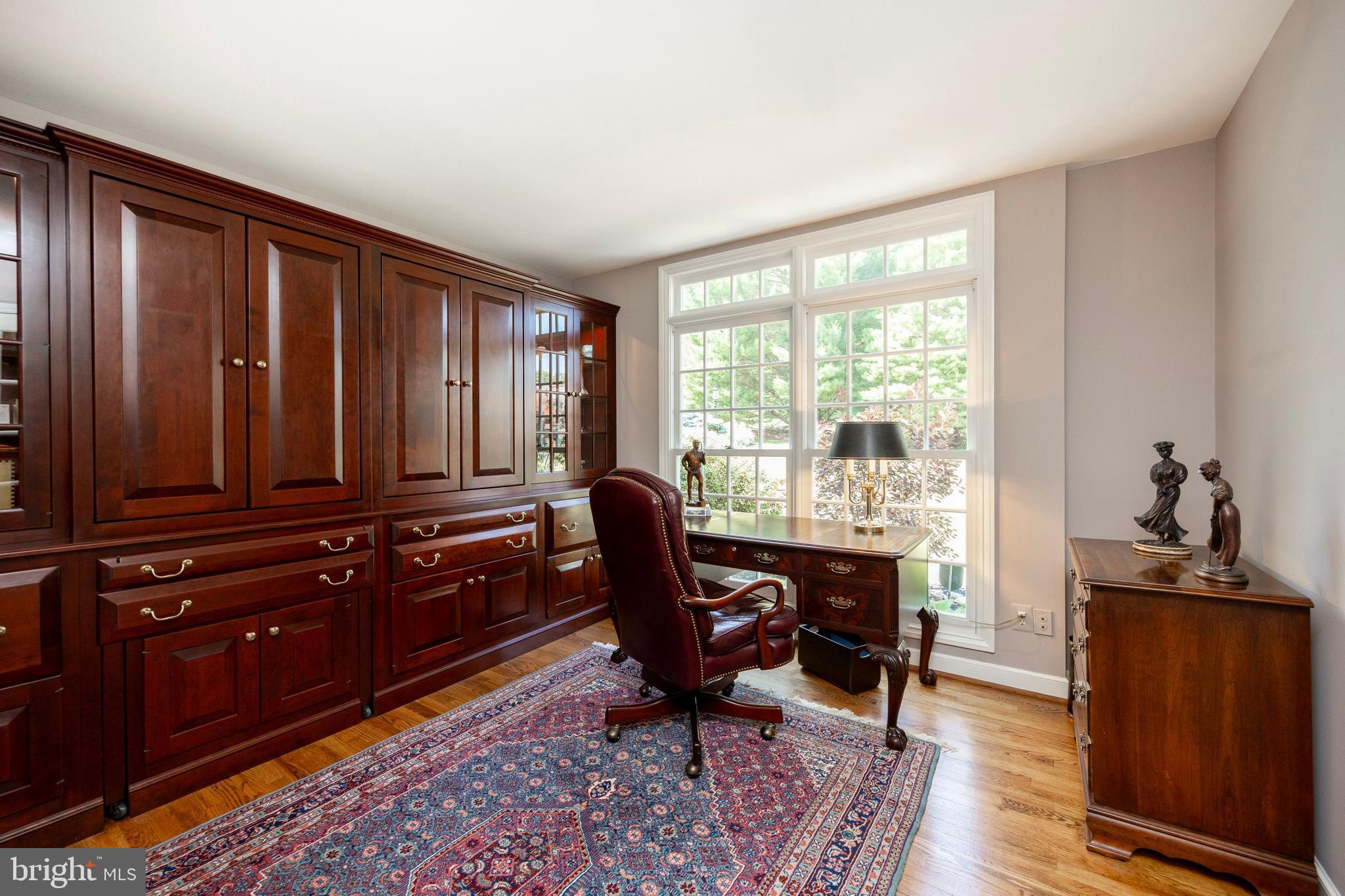 5 Brampton Road Malvern, PA 19355 - Photo 11 of 59 Office with Custom Wood Mode Cabinetry