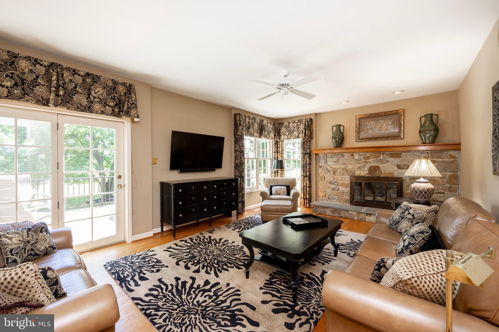 5 Brampton Road Malvern, PA 19355 - Photo 19 of 59 Family Room with Gas Fireplace