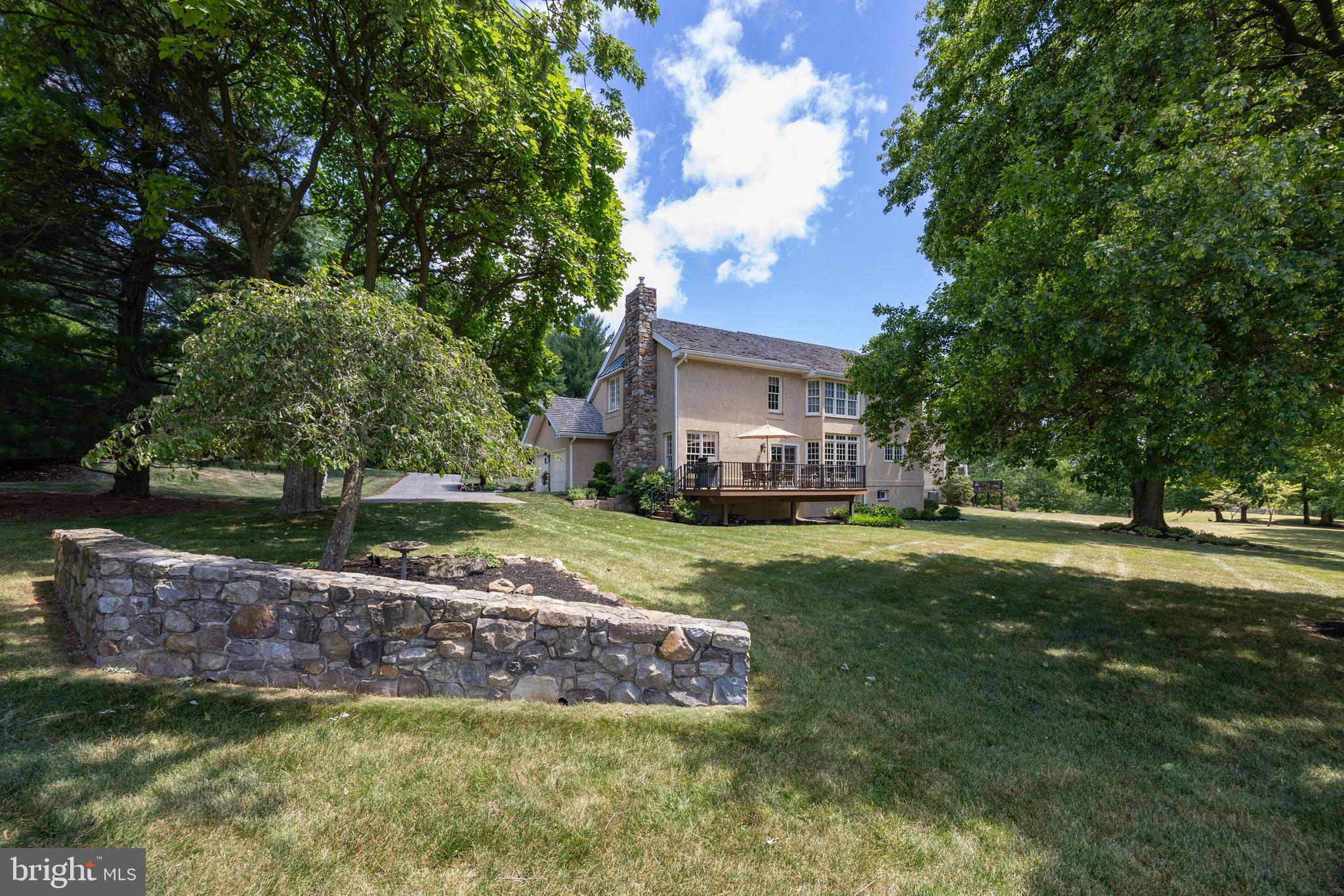 5 Brampton Road Malvern, PA 19355 - Photo 3 of 59 Custom Stone Walled Garden