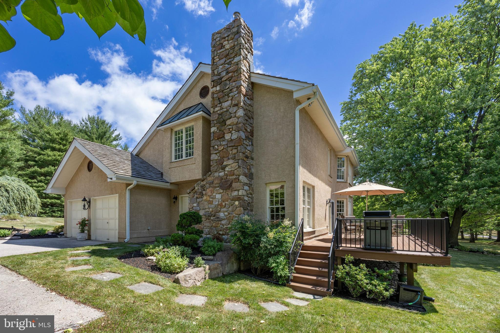 5 Brampton Road Malvern, PA 19355 - Photo 55 of 59 Slate Walkway to Deck