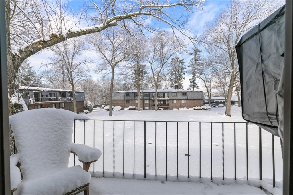 42 Main Street, Unit 22 North Reading, MA 01864 - Photo 27 of 37 a view of roof deck with wooden fence and large trees