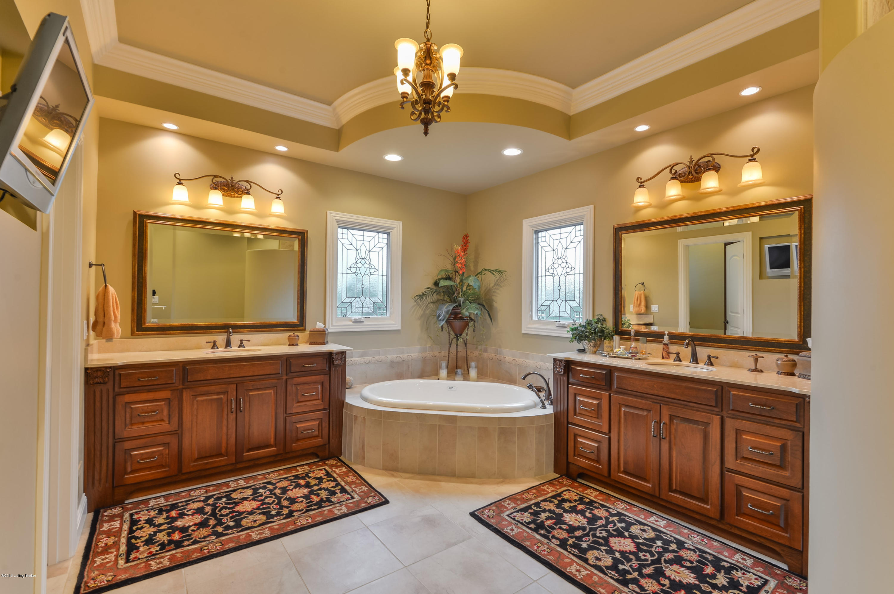 5408 Farm Ridge Lane Prospect, KY 40059 - Photo 16 of 62 Master bath with double vanities and garden tub