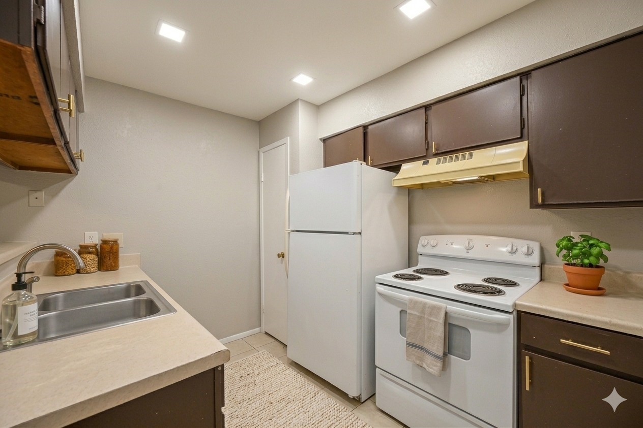 16303 Lyons School Road, Unit 703 Spring, TX 77379 - Photo 9 of 25 Virtually staged kitchen