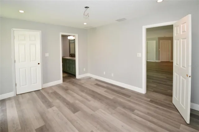 wooden floor in an empty room with wooden floor