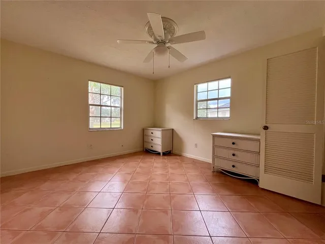 a view of a livingroom with a window