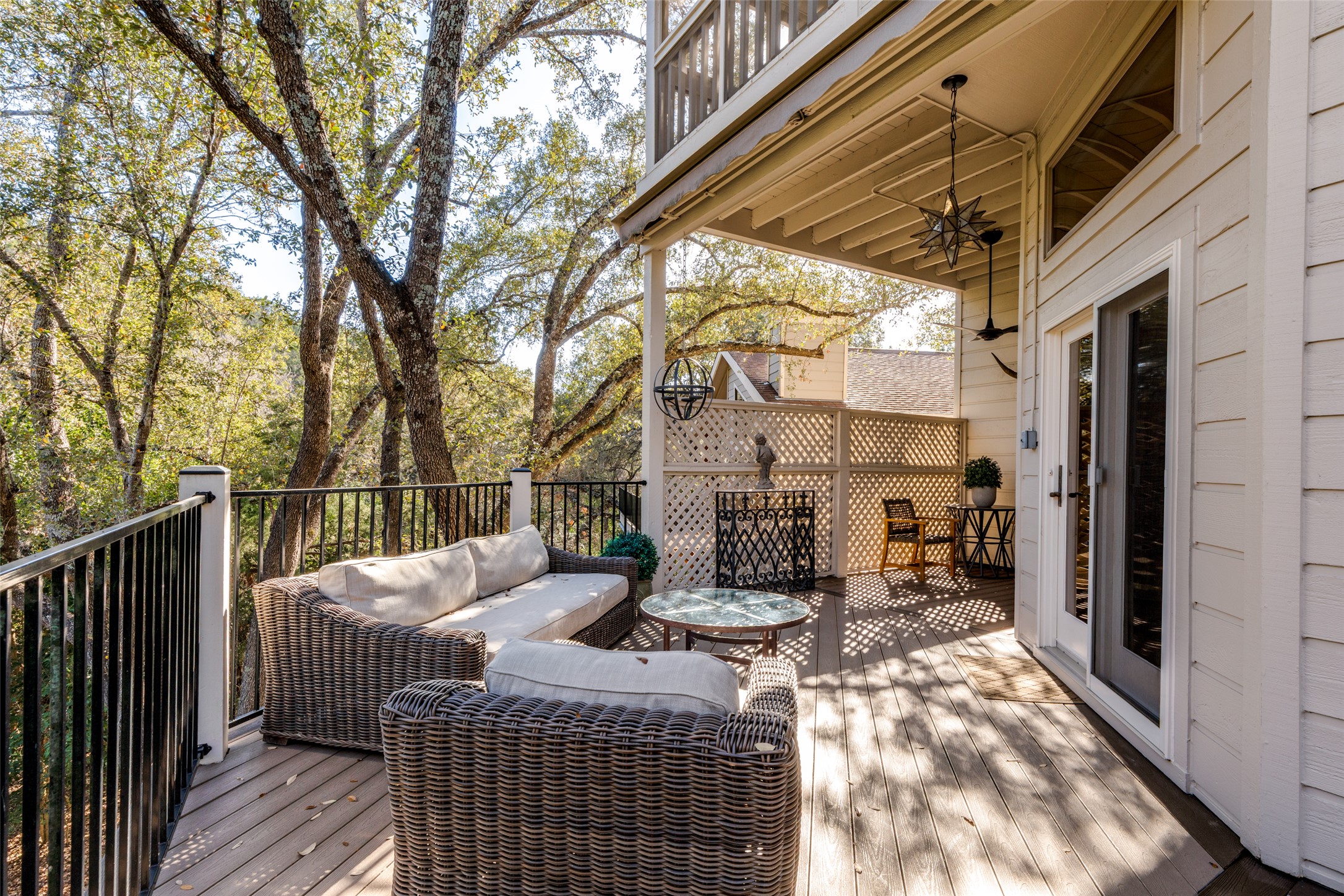 6815 Cougar Run Austin, TX 78731 - Photo 21 of 27 Peaceful serene deck off of living area