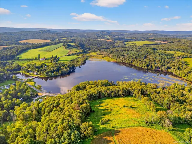 a aerial view of a house