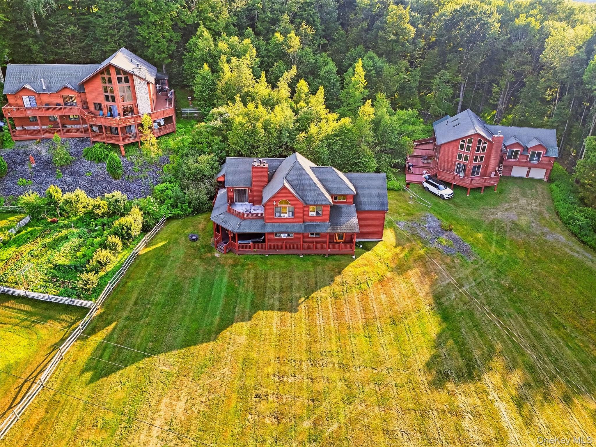987 Hurd Road Jeffersonville, NY 12748 - Photo 6 of 50 a aerial view of a house