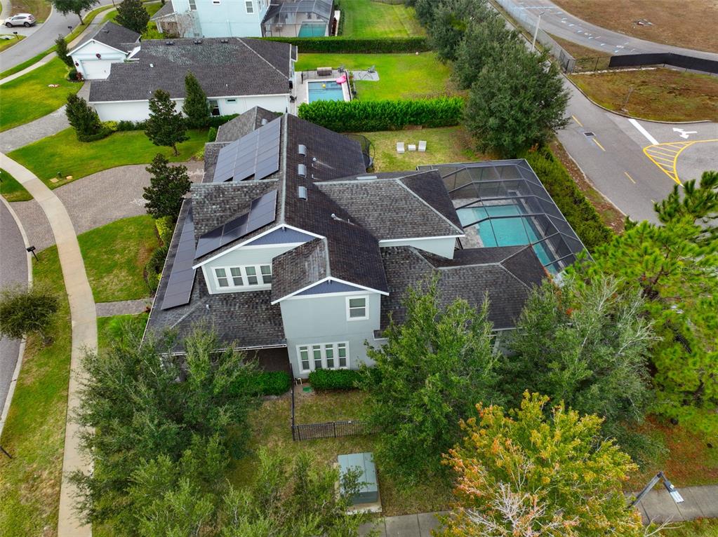 14006 Quarry Lake Road Lithia, FL 33547 - Photo 30 of 50 an aerial view of a house with garden space and street view