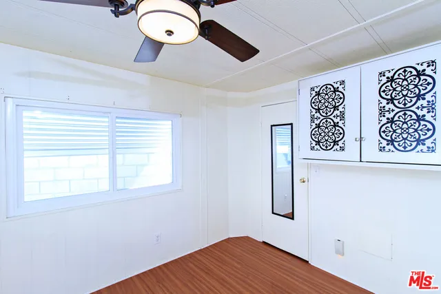 a view of wooden floor in a room