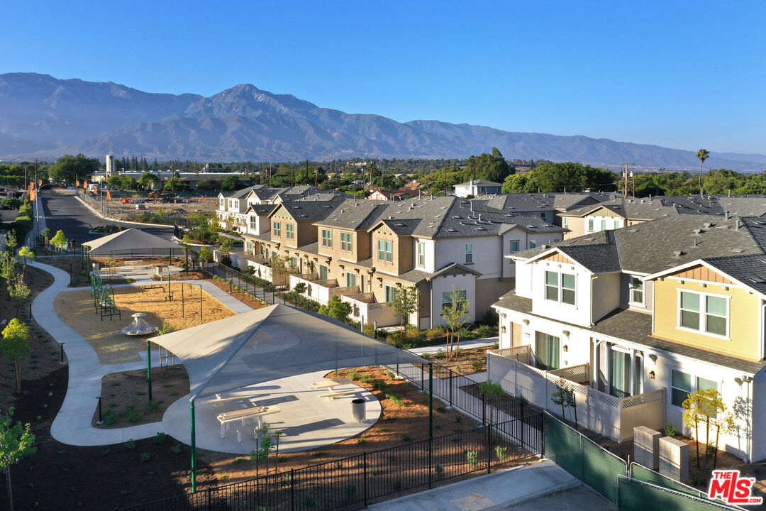 154 Tarragon Way Upland, CA 91786 - Photo 19 of 21 an aerial view of residential houses and outdoor space