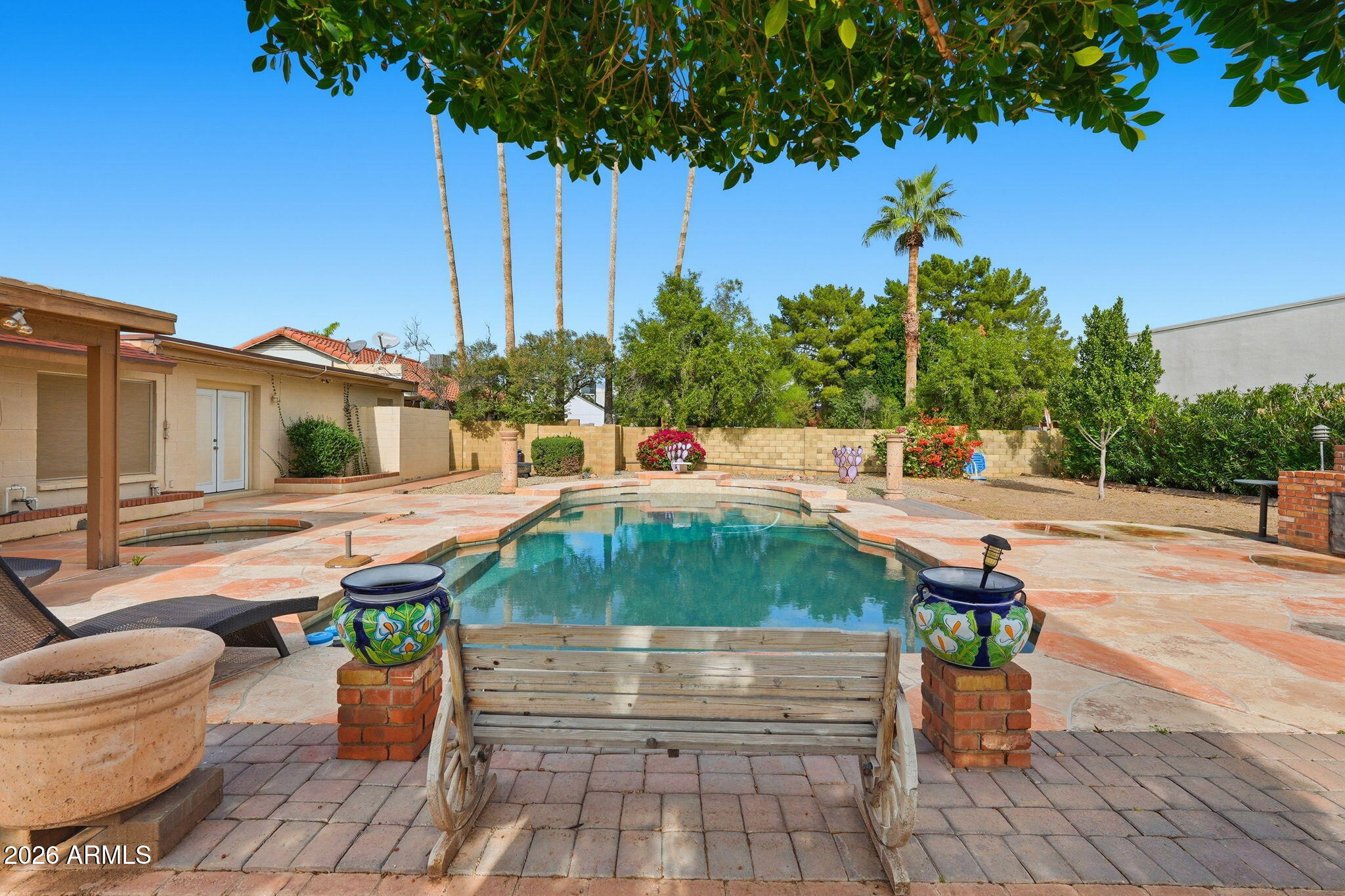 1305 North Spring Circle Mesa, AZ 85203 - Photo 25 of 28 a view of yard and patio