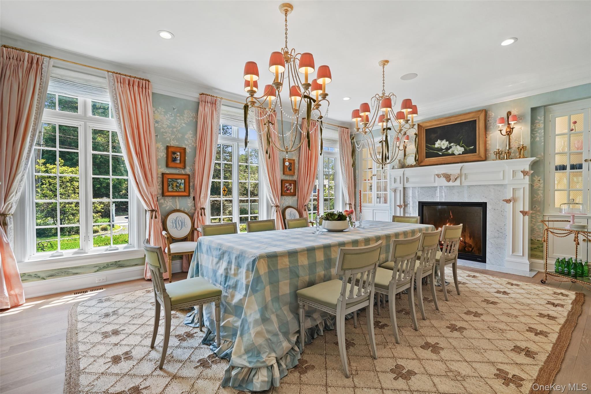 27 Murray Hill Road Scarsdale, NY 10583 - Photo 9 of 29 a view of a dining room with furniture window and outside view