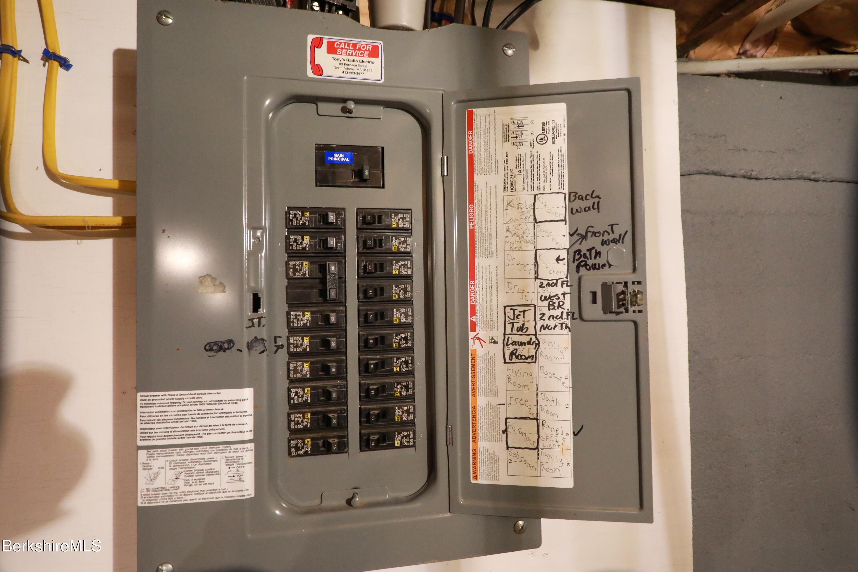 34 West Shaft Road North Adams, MA 01247 - Photo 21 of 22 Electrical Box