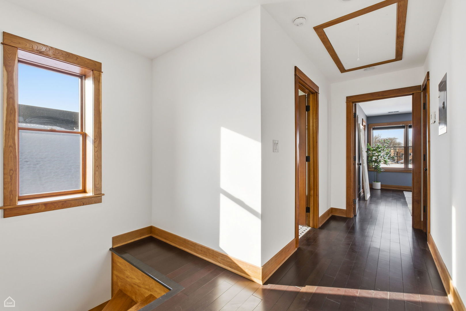 3814 North Mozart Street Chicago, IL 60618 - Photo 20 of 37 a view of a hallway with interior of the house