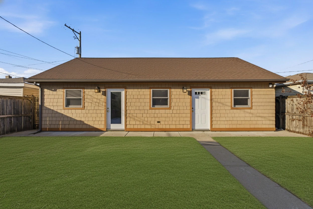 3814 North Mozart Street Chicago, IL 60618 - Photo 35 of 37 a front view of a house with a yard