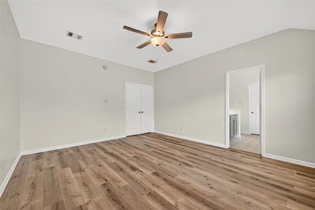 wooden floor in an empty room