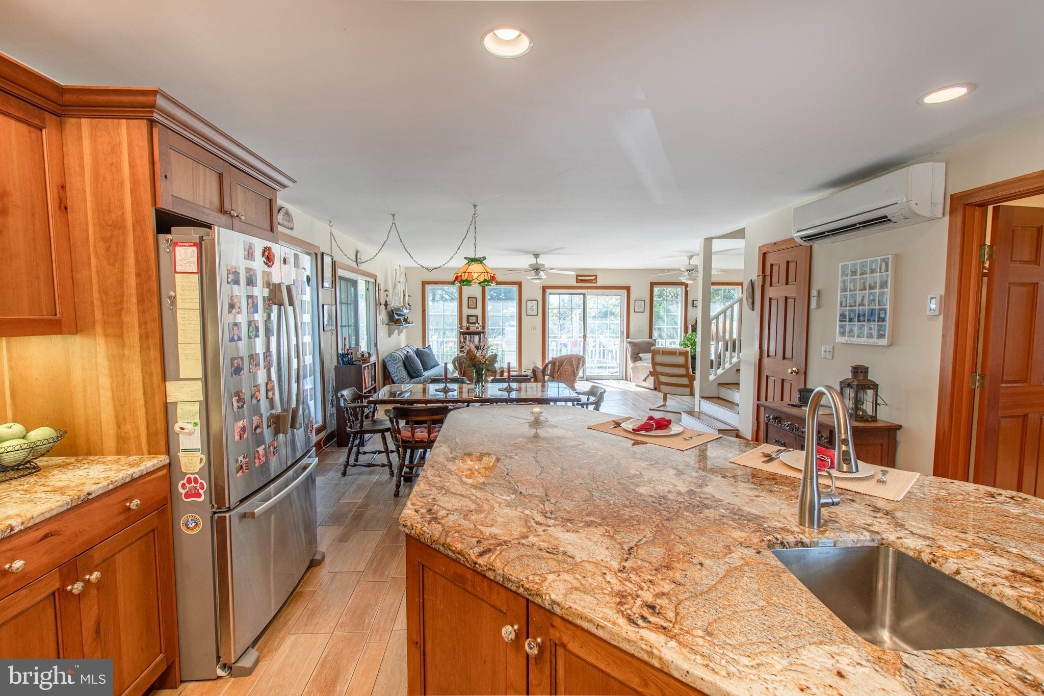 6271 Neavitt Manor Road Neavitt, MD 21652 - Photo 11 of 41 Kitchen opens to great room w/ heated tile floors
