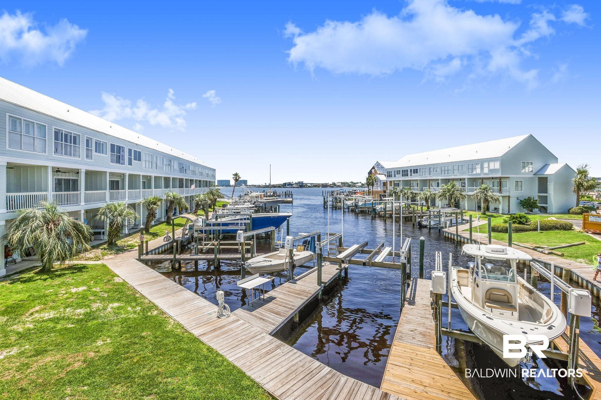 4541 Walker Key Boulevard, Unit D2 Orange Beach, AL 36561 - Photo 3 of 15 Empty slip with #16000 lift