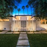 a view of swimming pool with a yard