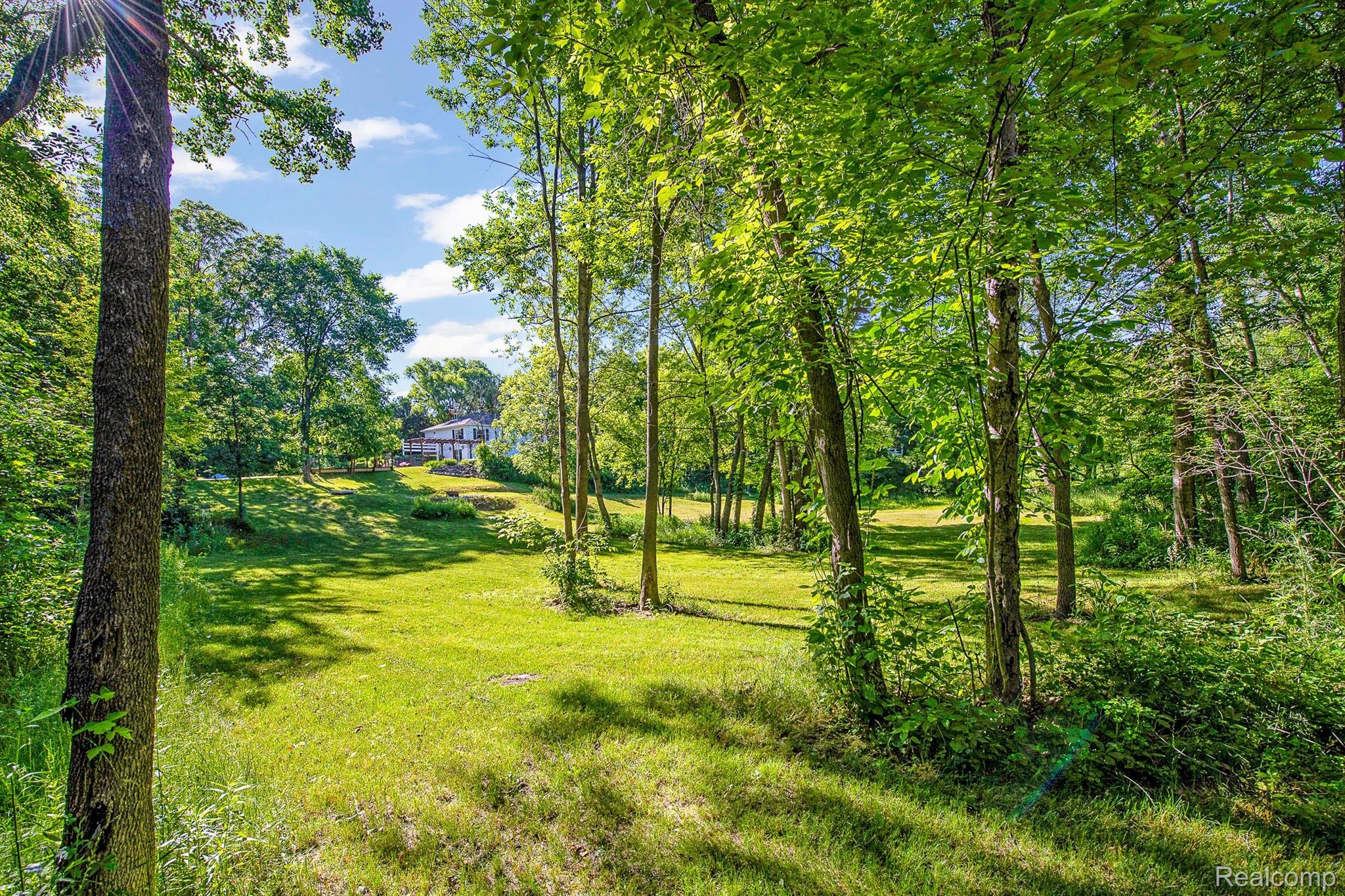 5102 South Lapeer Road Metamora, MI 48455 - Photo 5 of 42 View of beautiful yard looking back up to home.