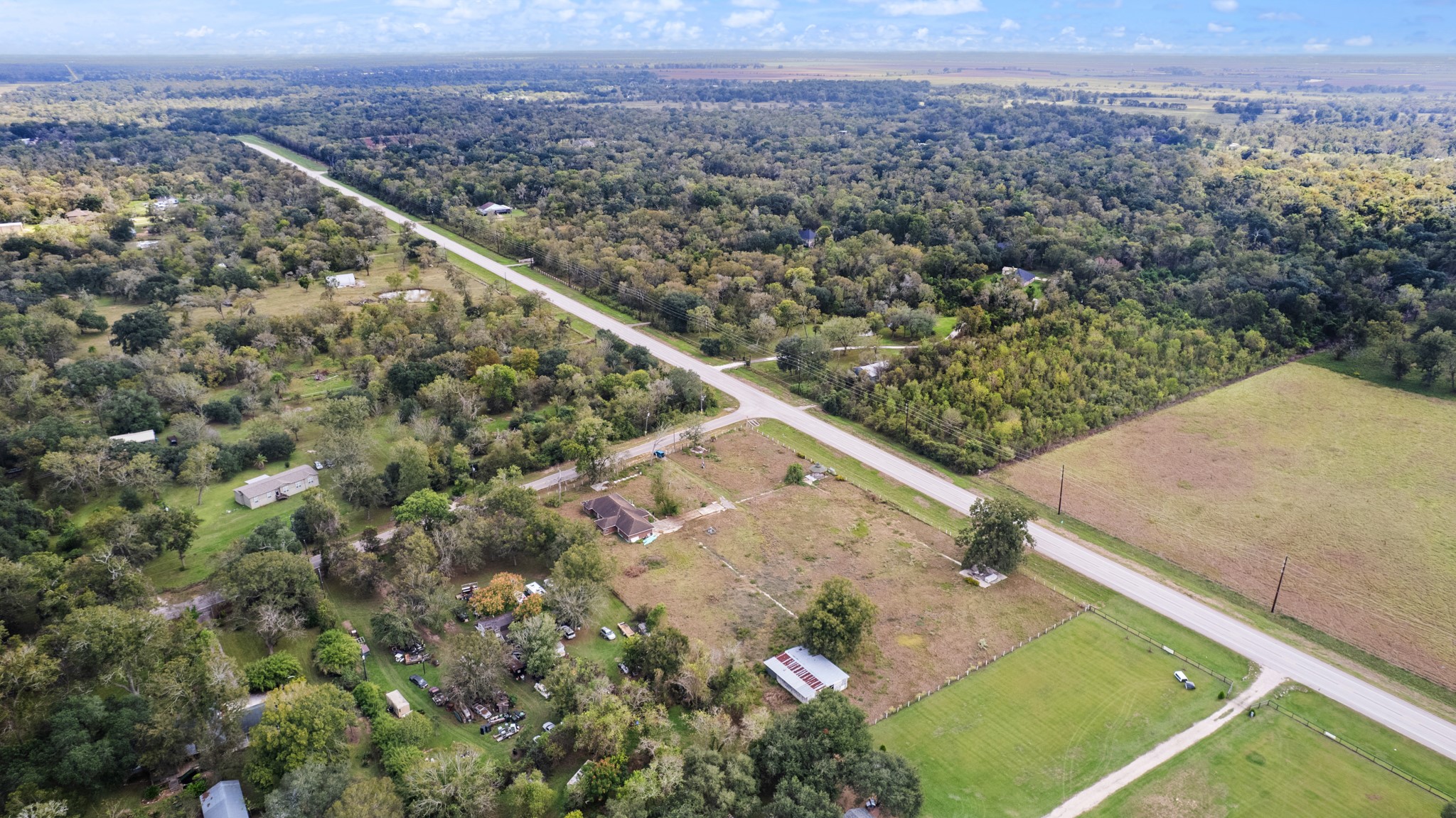 7442 County Road 42 Rosharon, TX 77583 - Photo 41 of 43 an aerial view of a house