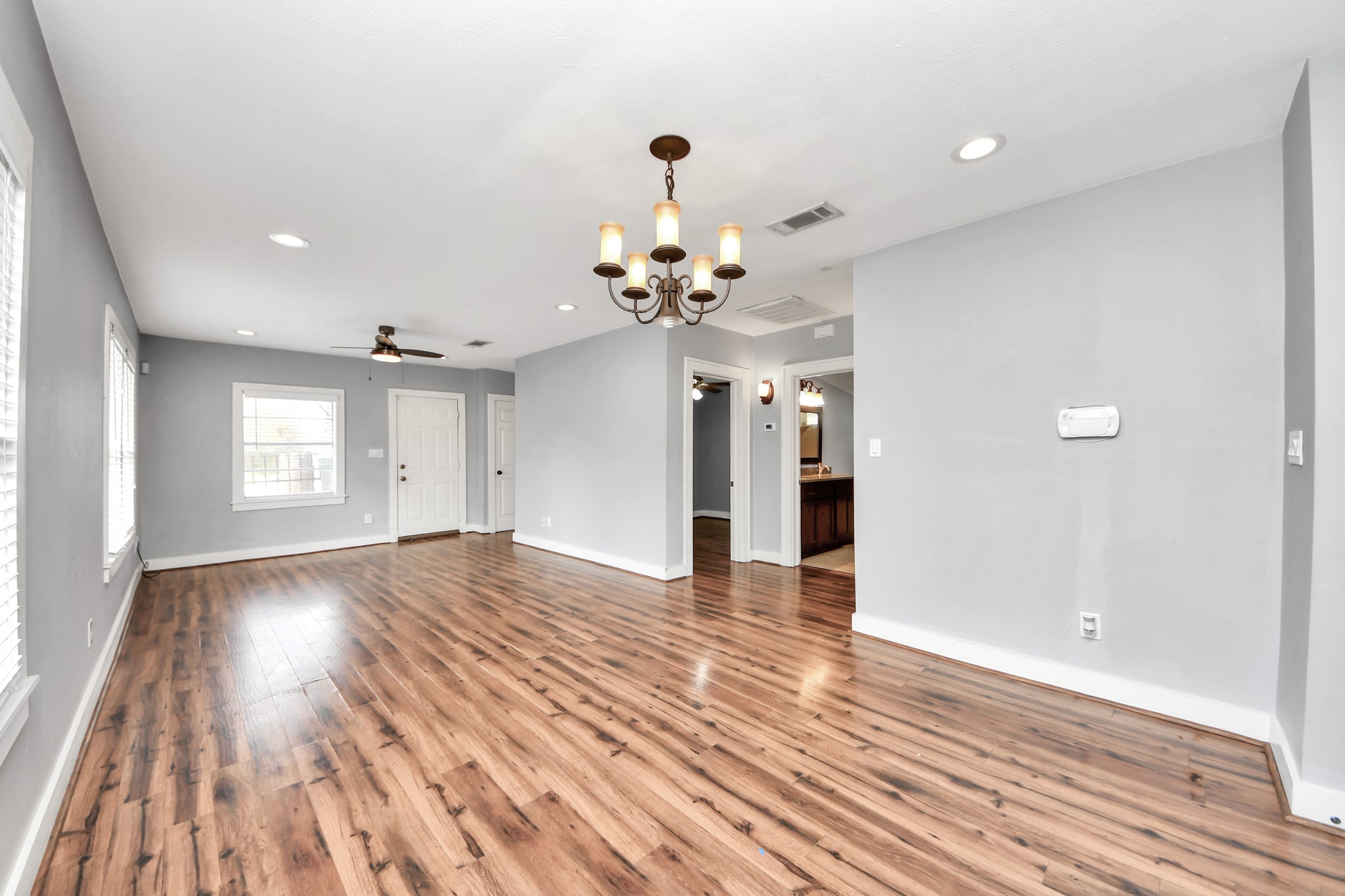 2820 Holman Street Houston, TX 77004 - Photo 10 of 38 Another angle of the large living/dining combination room.