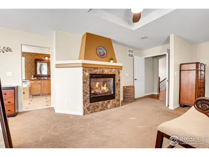 a room with furniture and a window