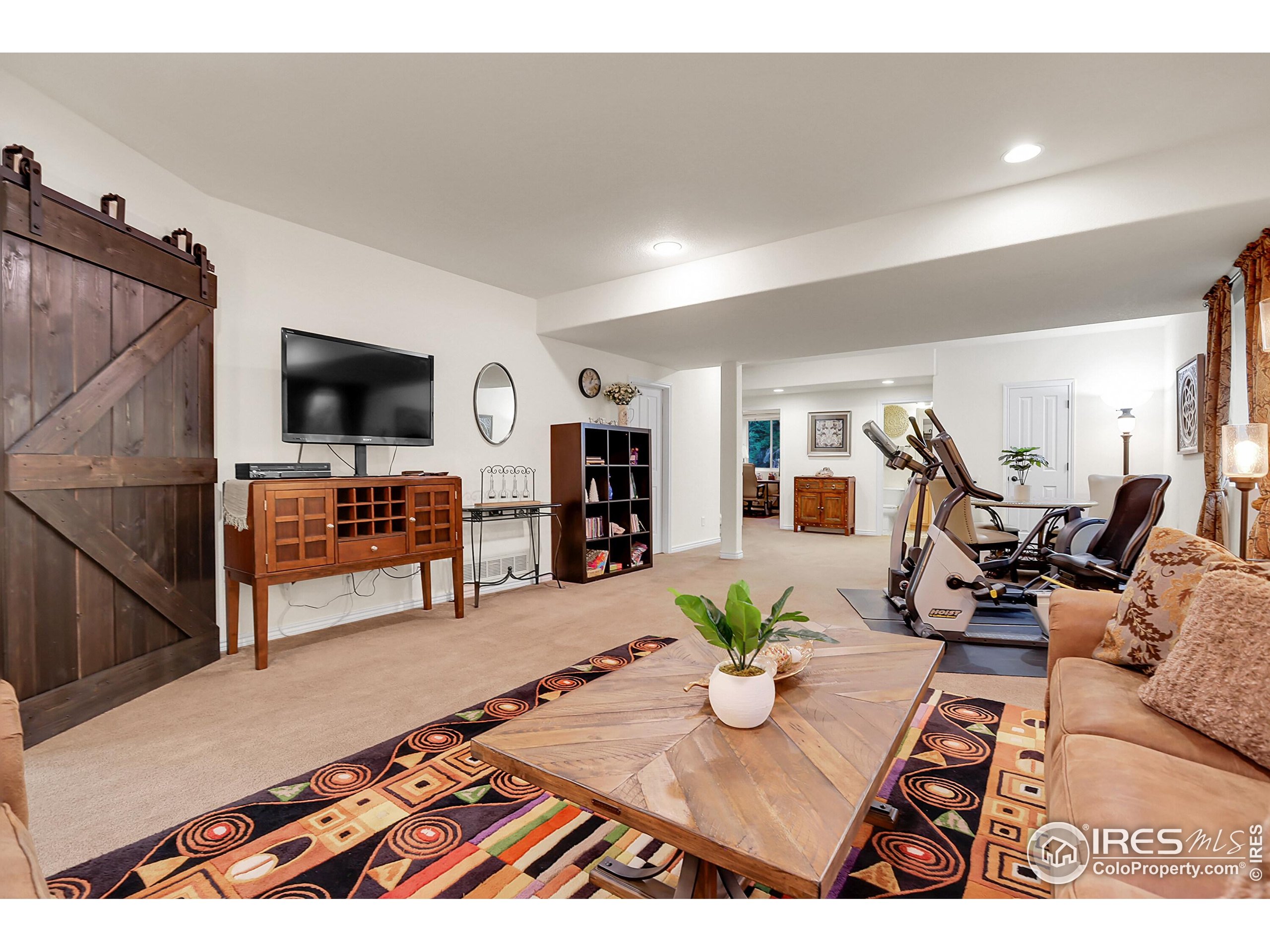 112 Austin Avenue Erie, CO 80516 - Photo 36 of 44 a living room with furniture and a flat screen tv