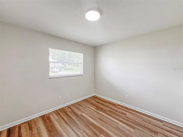 wooden floor in a room