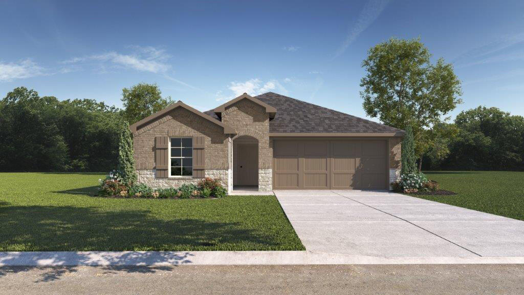 7411 9th Street Lubbock, TX 79416 - Photo 20 of 20 a front view of a house with garden