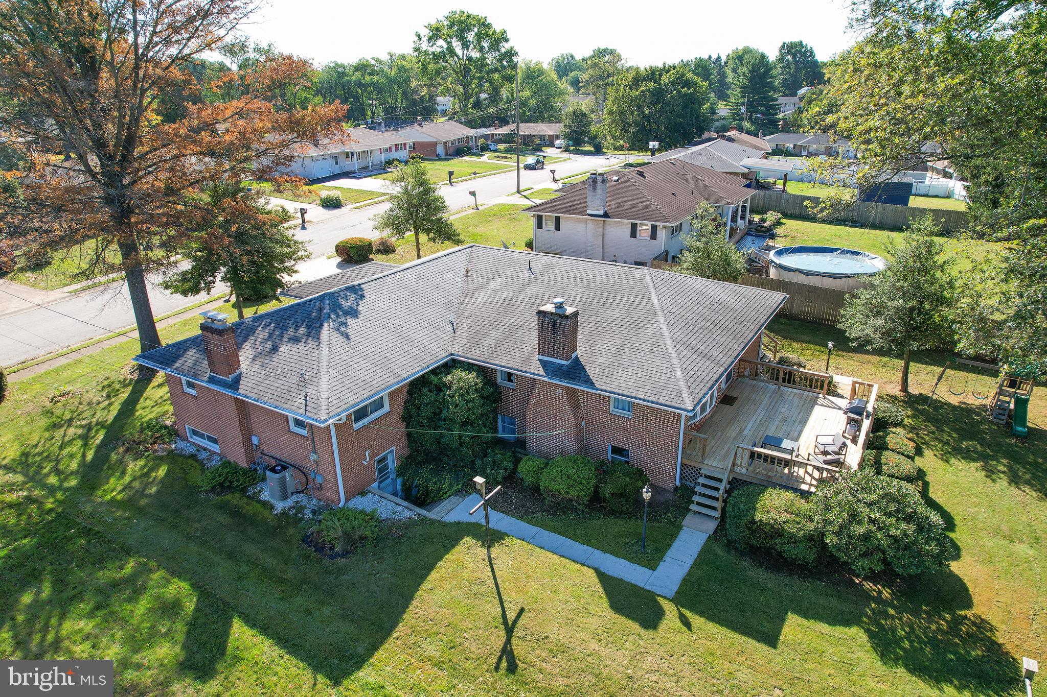 2340 Redwood Road York, PA 17408 - Photo 64 of 68 an aerial view of a house with garden space and street view