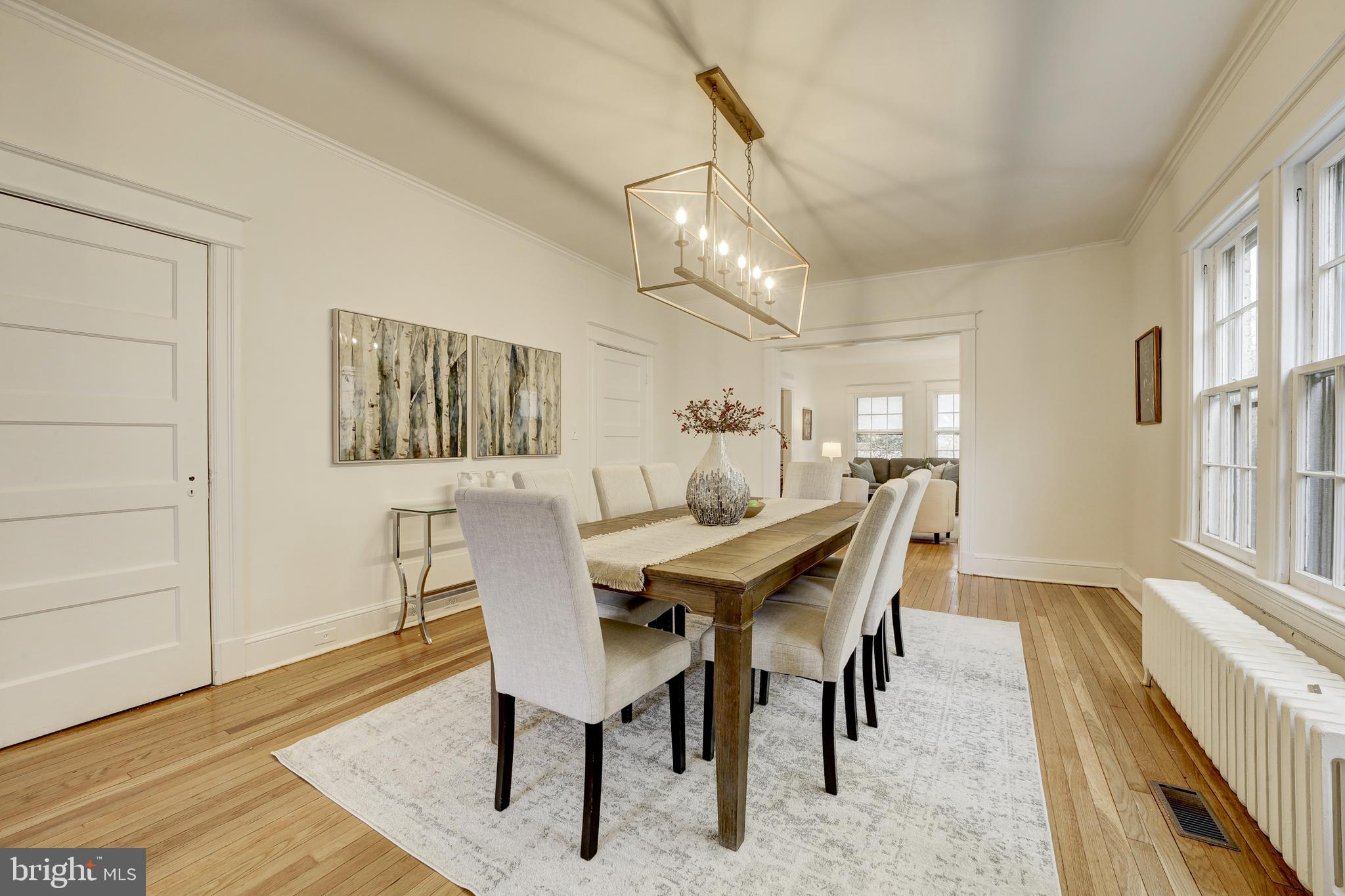 2849 29th Street Northwest Washington, DC 20008 - Photo 13 of 38 a view of a dining room with furniture and a window