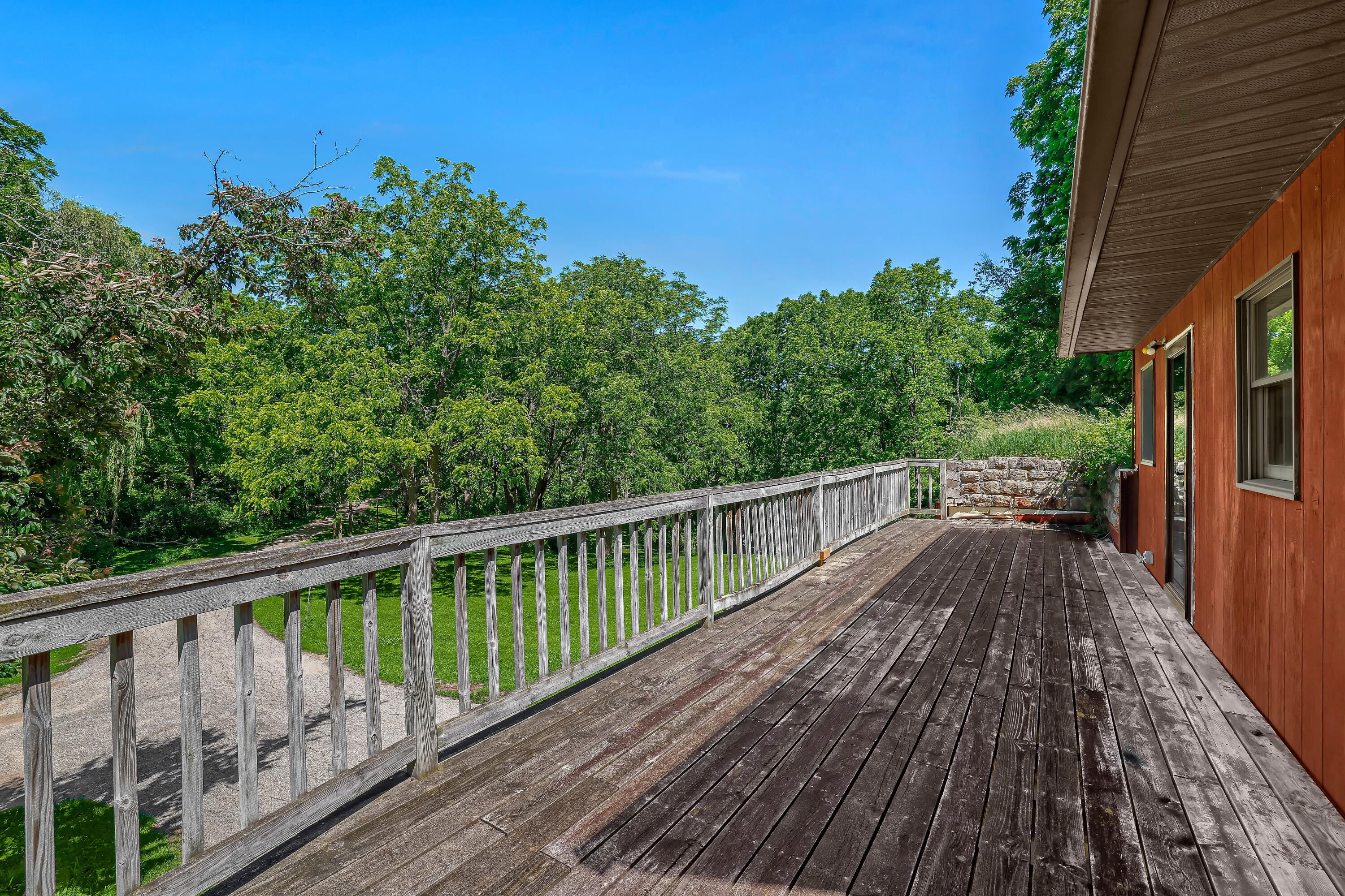 N8083 Amundson Coulee Road Farmington, WI 54636 - Photo 24 of 37 Upper deck off upper garage room