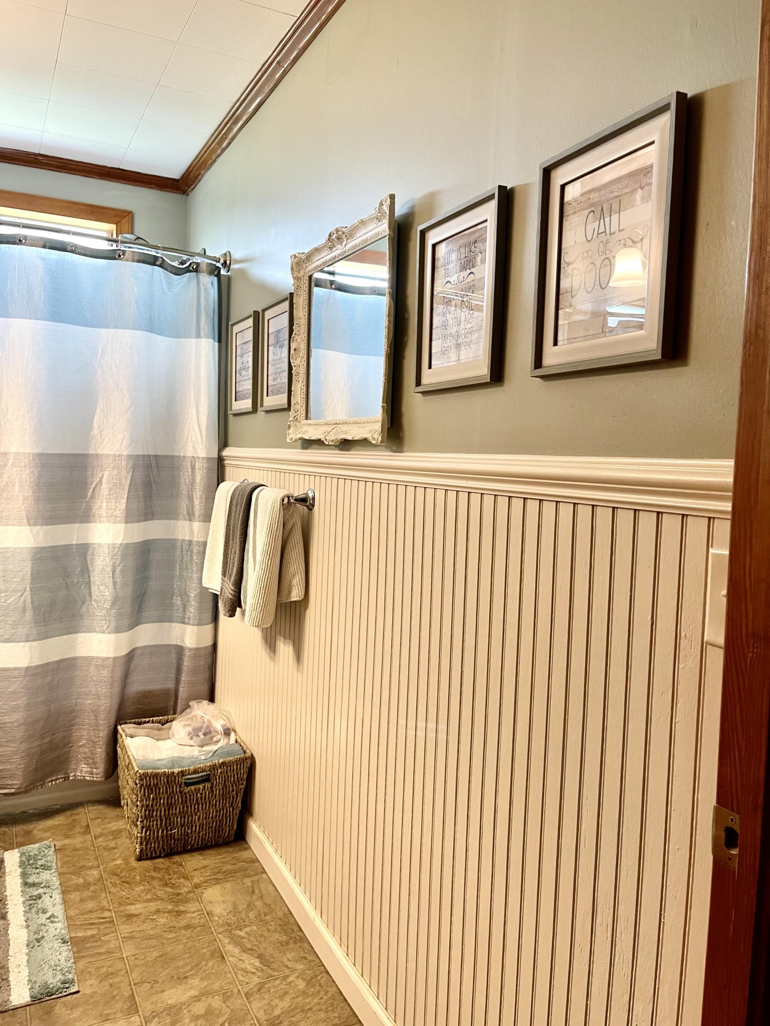 171 Oak Forest Road Bassett, VA 24055 - Photo 10 of 13 a bathroom with a toilet and a shower