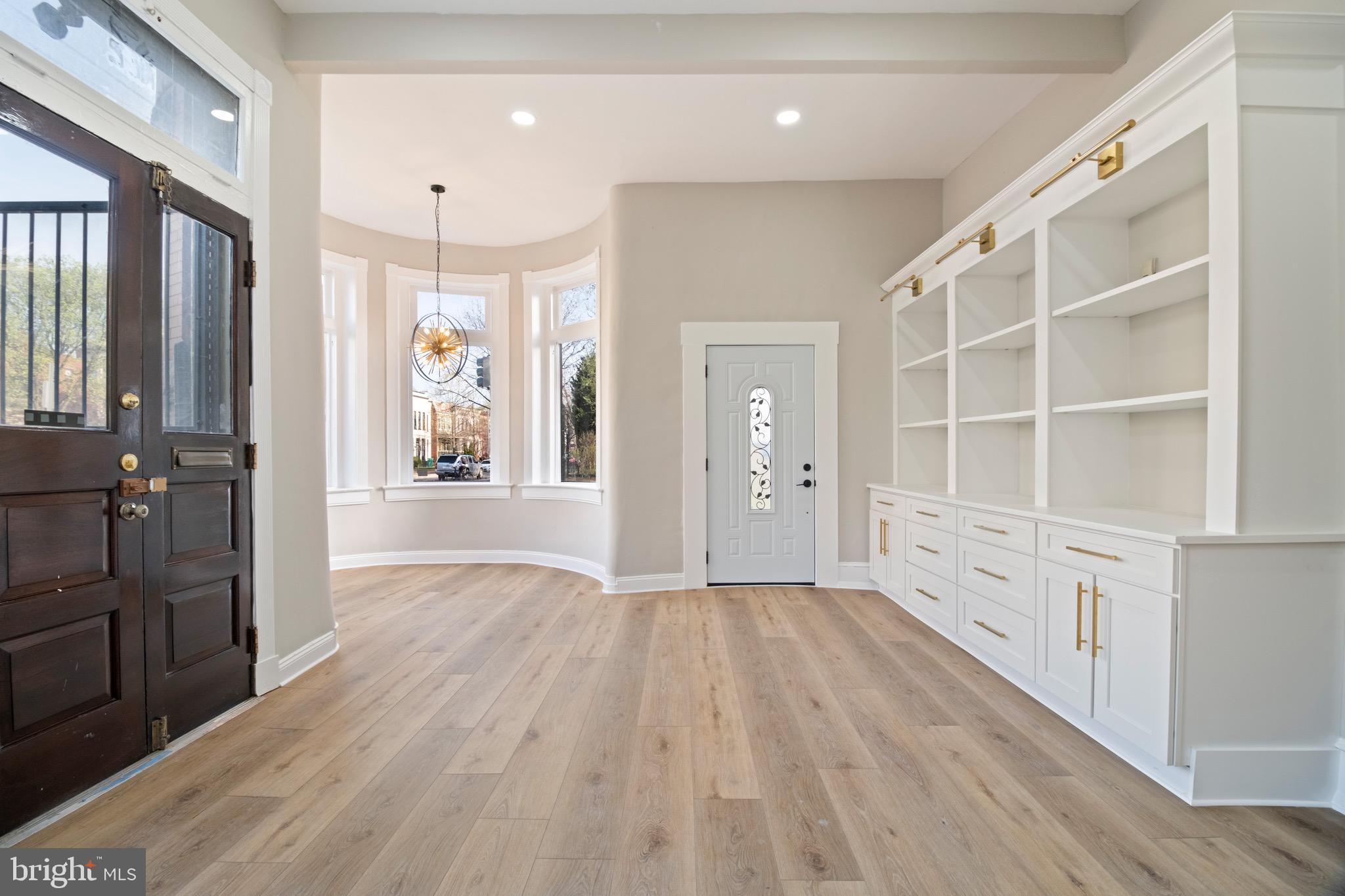 801 East Capitol Street Southeast Washington, DC 20003 - Photo 20 of 29 a view of an entryway with wooden floor