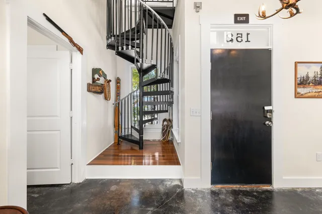 a view of a house with a large windows
