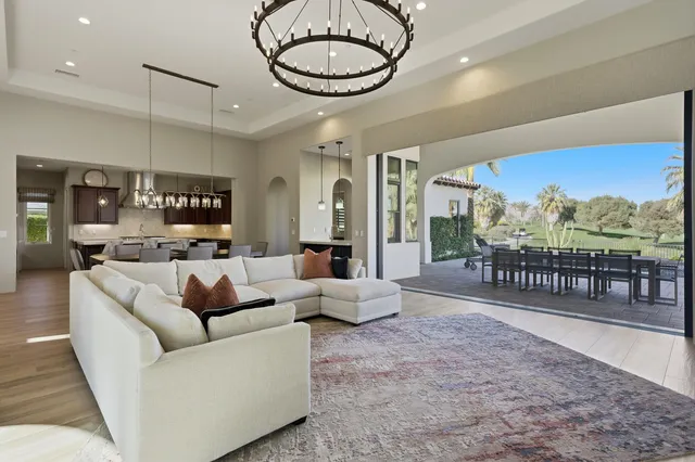 a kitchen with a stove and a microwave