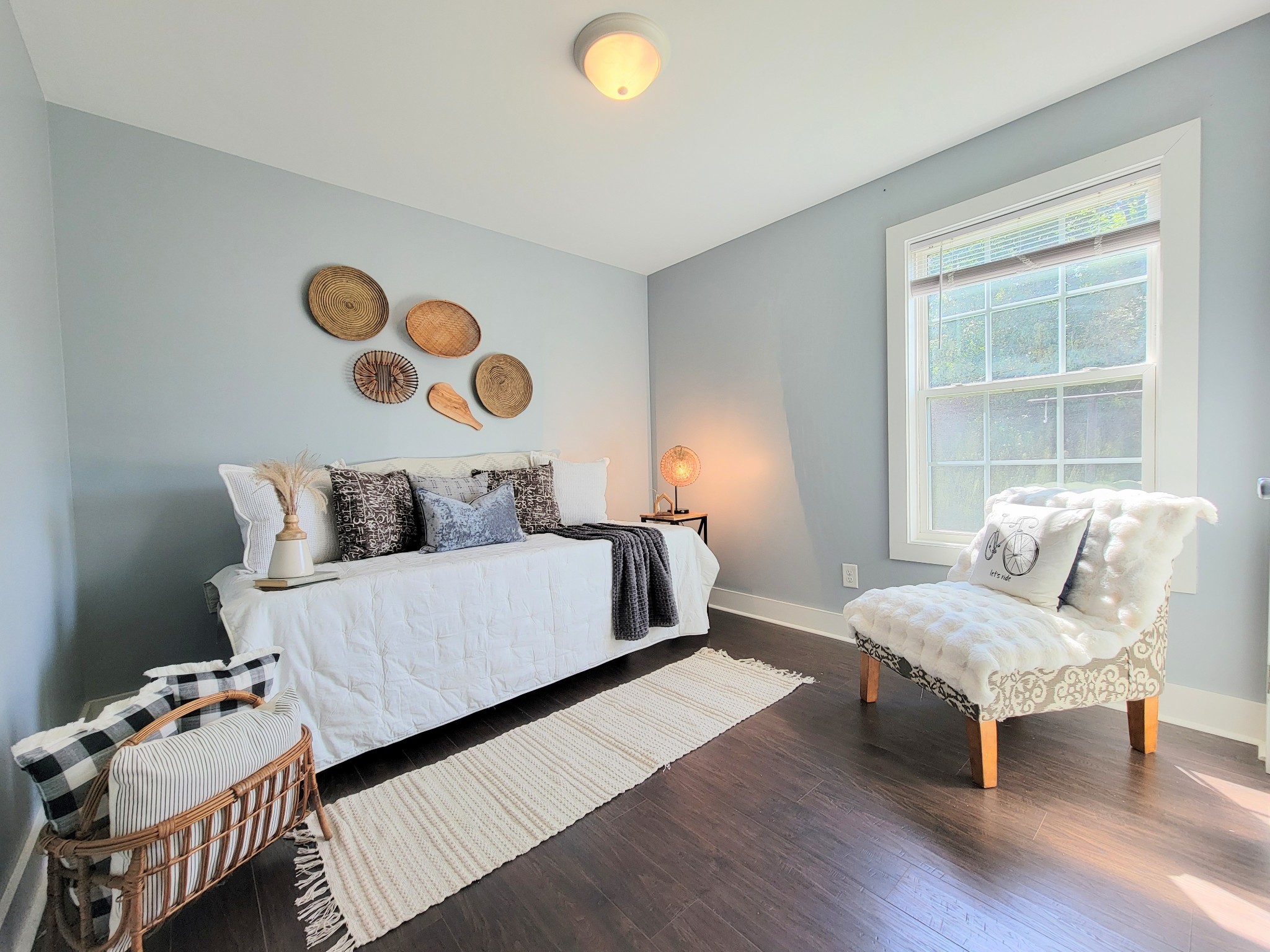 961 Big Springs Road Charlotte, TN 37036 - Photo 37 of 50 Bedroom #3 continues the clam colors, beautiful floors and plenty of light.
