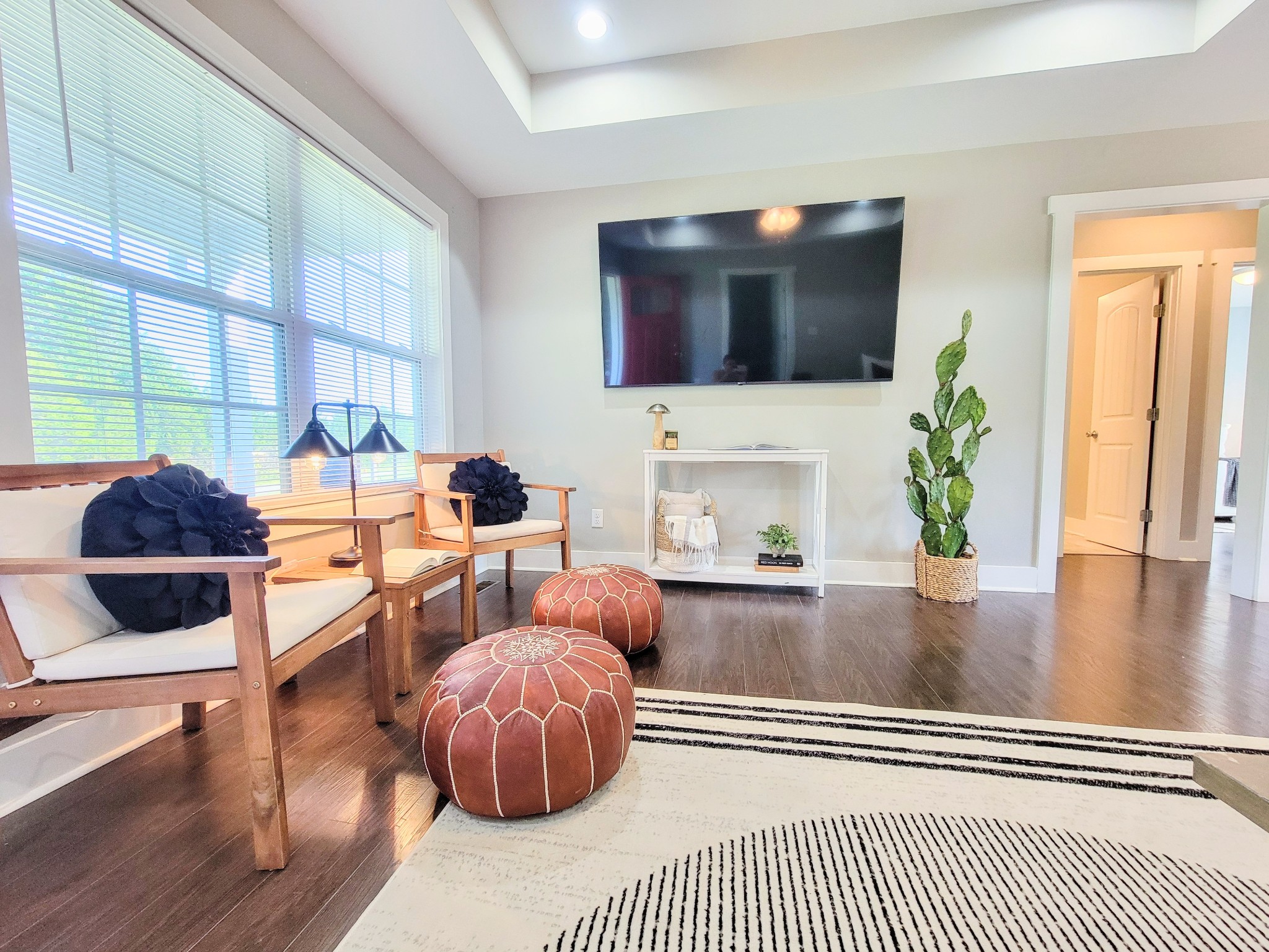 961 Big Springs Road Charlotte, TN 37036 - Photo 8 of 50 Another view of this lovely living room. Look at those beautiful floors.