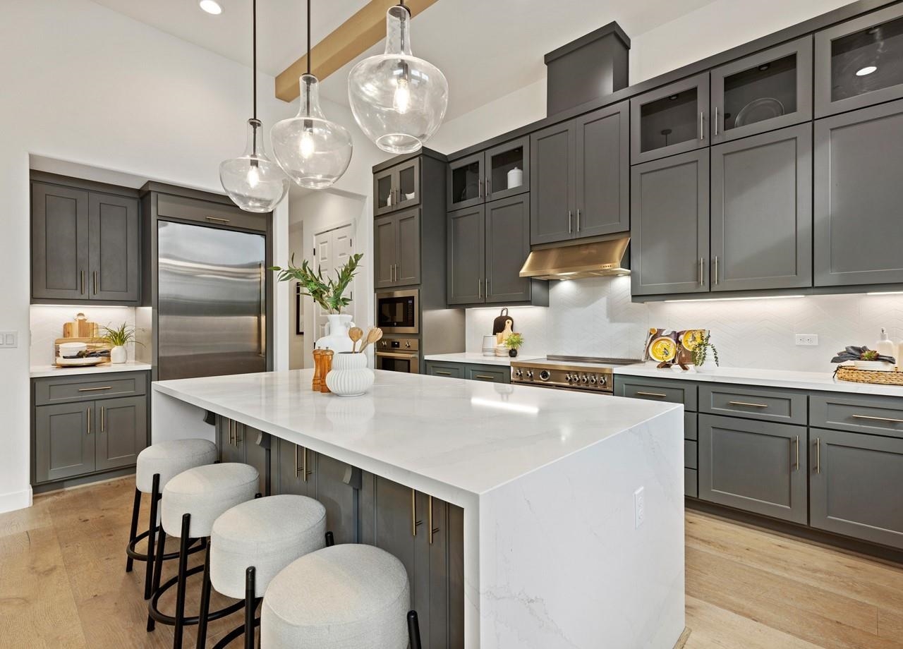 580 Boyd Road Pleasant Hill, CA 94523 - Photo 10 of 60 a kitchen with a table chairs sink and cabinets