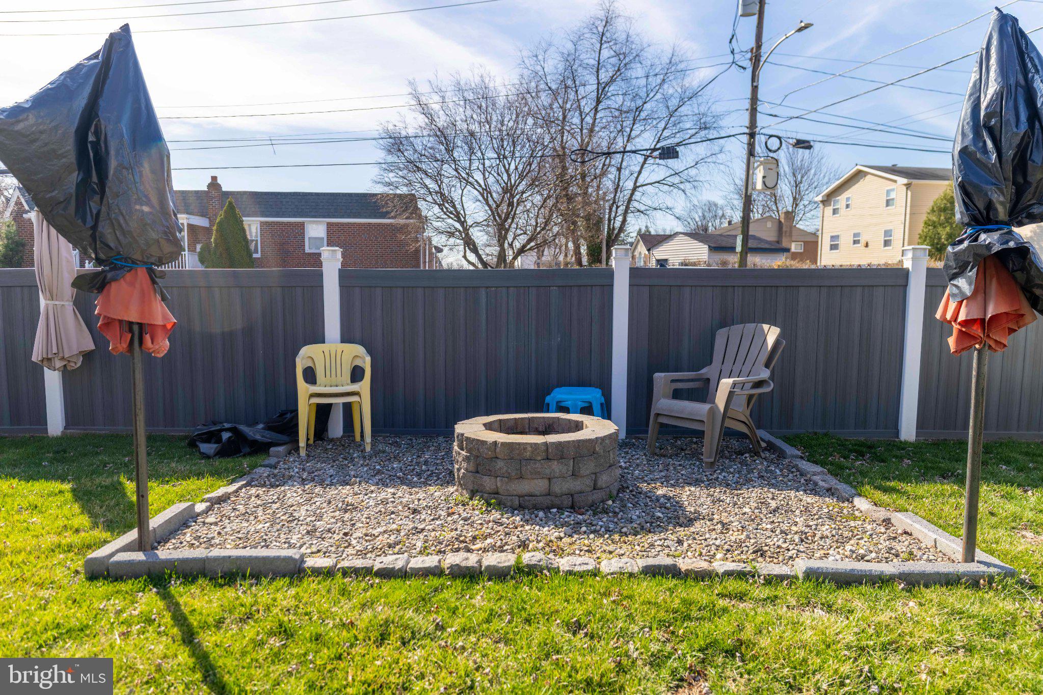 1842 Tomlinson Road Philadelphia, PA 19116 - Photo 29 of 31 a backyard of a house with table and chairs