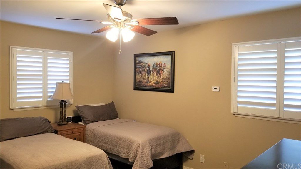 4731 Whipple Road Riverside, CA 92506 - Photo 19 of 66 PRIMARY BEDROOM. View from KITCHEN Entry. NOTE: Ceiling Fan - They're in ALL Bedrooms!