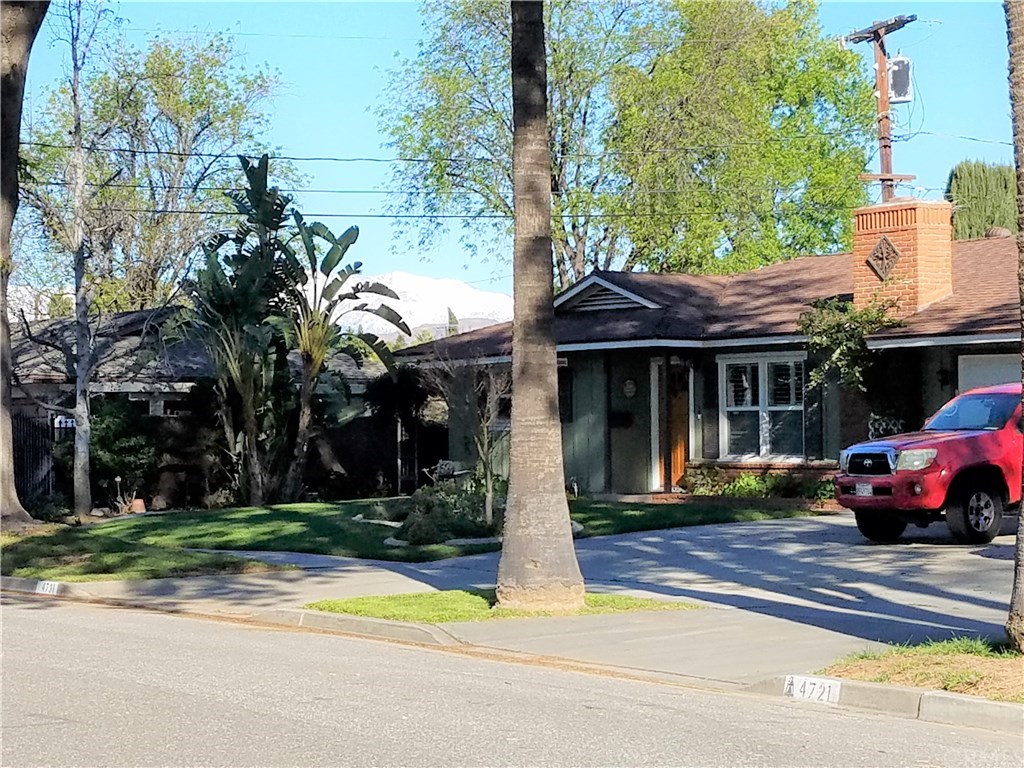 4731 Whipple Road Riverside, CA 92506 - Photo 62 of 66 Can you see Peek-a-boo View of Mt. Baldy in this Photo? (behind Bird of Paradise)