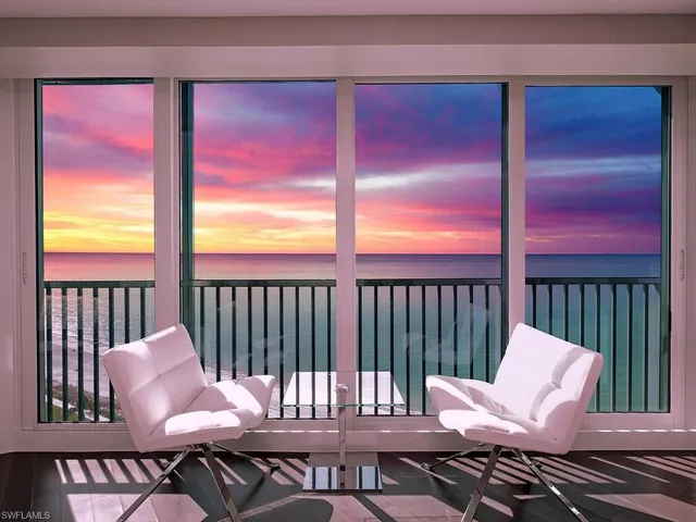 a view of a chairs in balcony