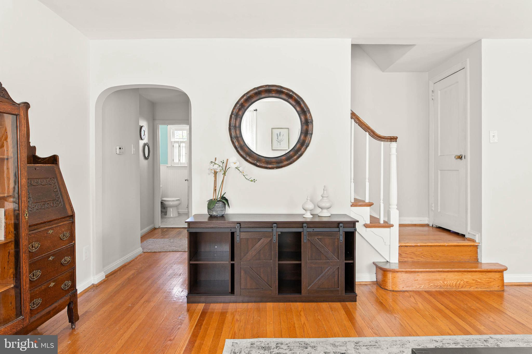 224 Wayne Avenue Springfield, PA 19064 - Photo 13 of 27 a view of living room with furniture and wooden floor