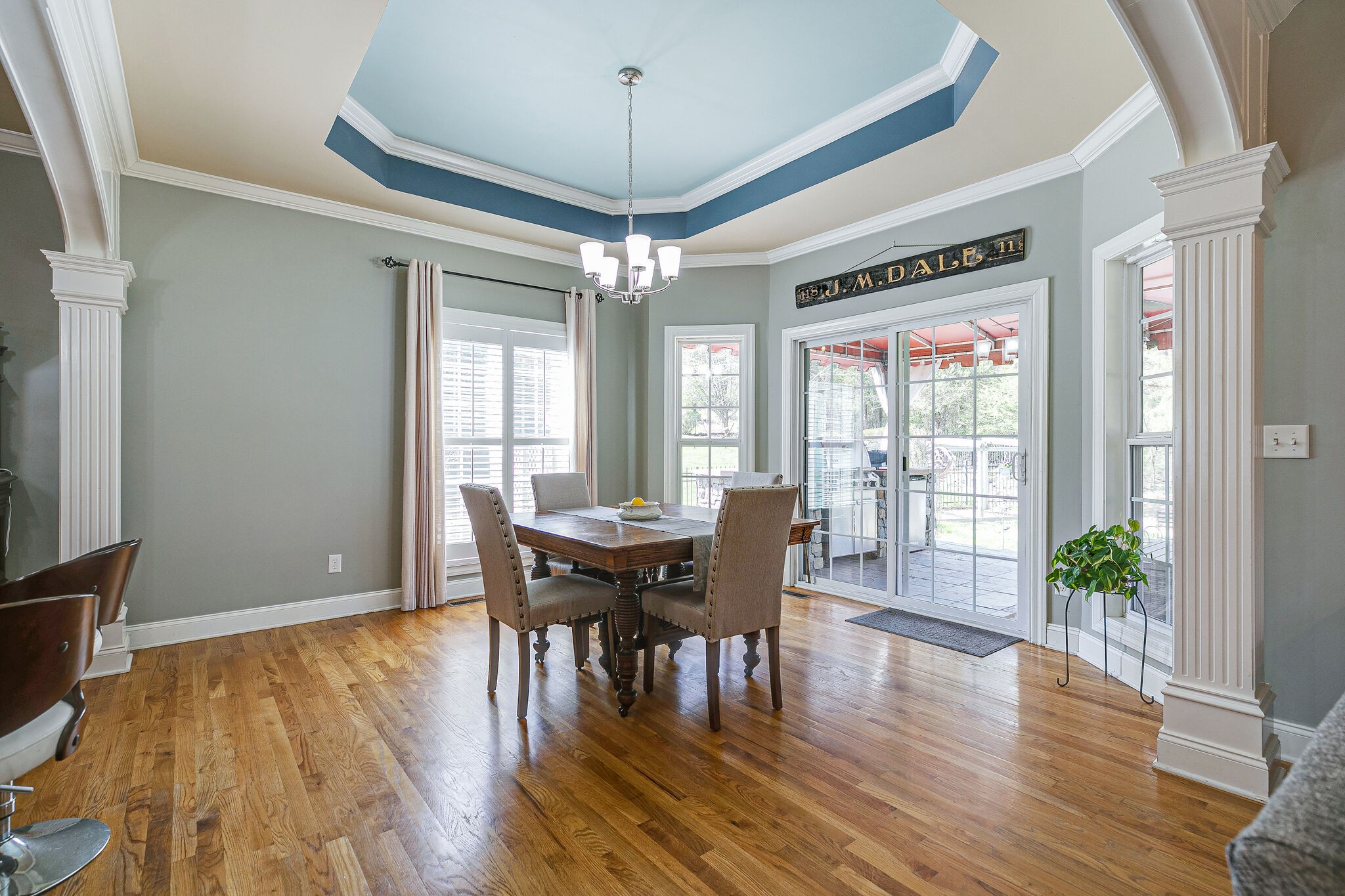 2003 Eylandt Court Spring Hill, TN 37174 - Photo 5 of 33 a view of a dining room with furniture window and wooden floor