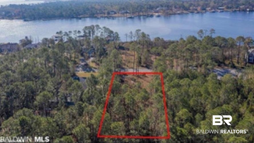 9030 Bay Point Drive Elberta, AL 36530 - Photo 15 of 16 View of property location with property boundaries highlighted