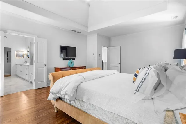 a view of a walk in closet